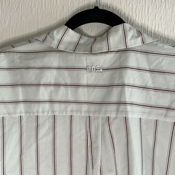 Maison Essentiele Oversized Striped Button Up - Picture 5 of 8